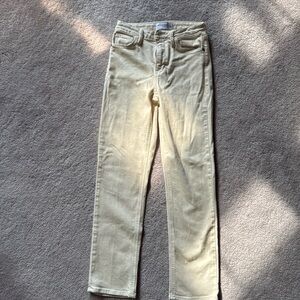 Just Black Clara Cigarette Jean, size 24, Egg Nog
